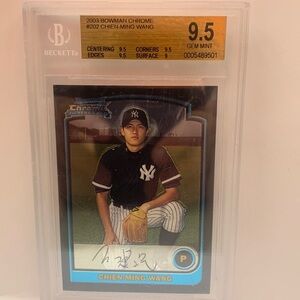 2003 Bowman Chrome Chein-Ming Wang Yankees #202 (MISC12)